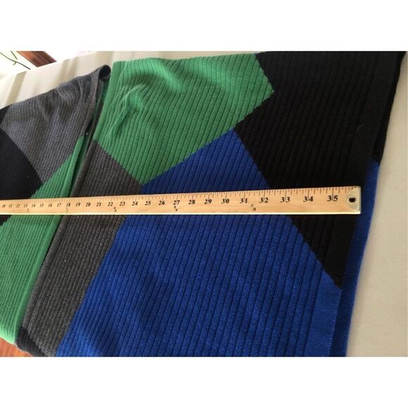 Vince Camuto Colorblock Wrap/Poncho Rib knit Size XS/S - Picture 9 of 11